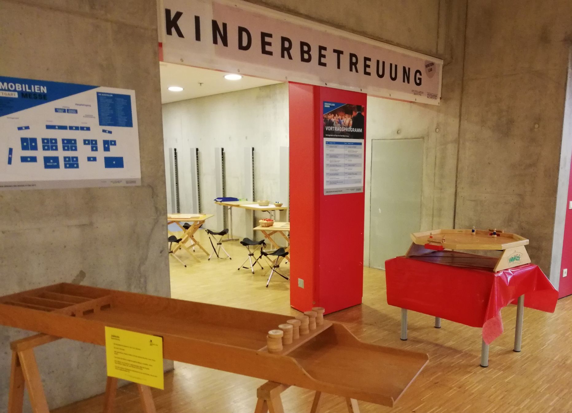 Kinderbetreuung in der Mercedes Arena Stuttgart